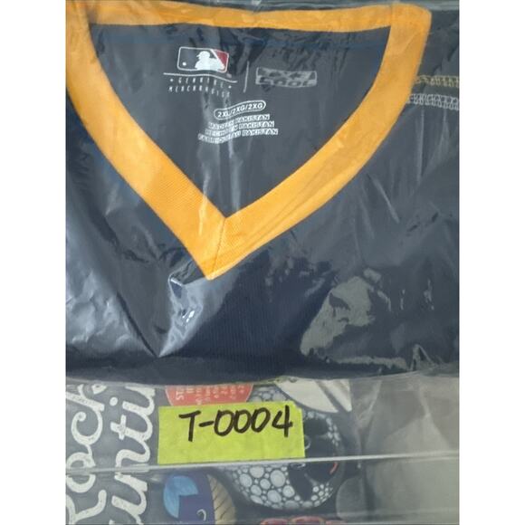 San Diego Padres GenuineJersey TX3 Cool Navy Blue & Gold 2XL T-0004 - Picture 9 of 9